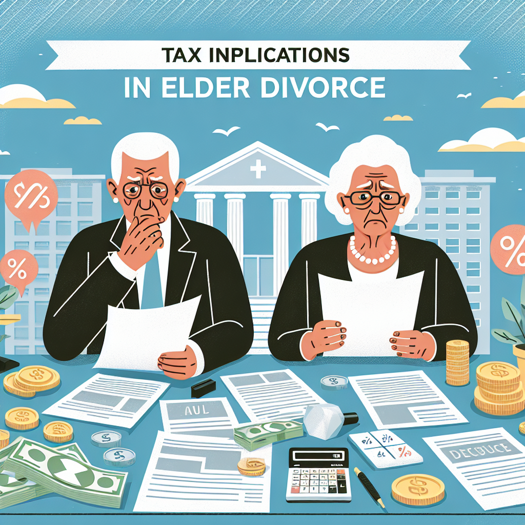 Image related to Tax Implications in Elder Divorce