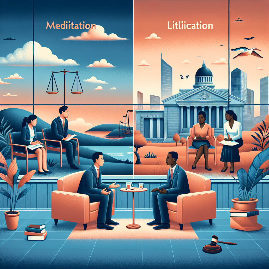 Image related to Choosing Between Mediation and Litigation