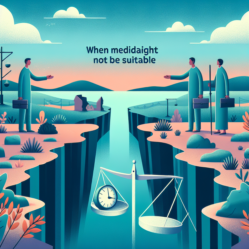Image related to When Mediation Might Not Be Suitable