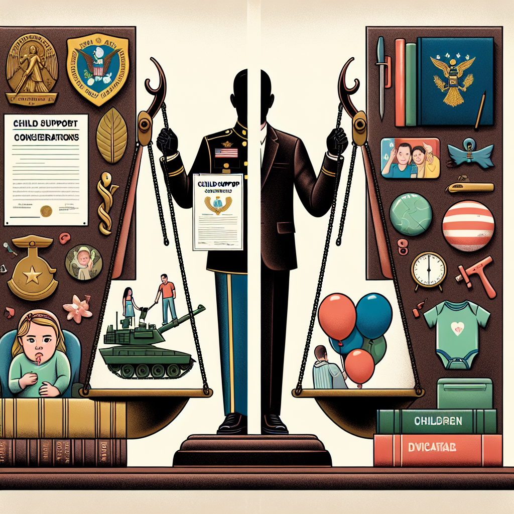 Image related to Child Support Considerations in Military Divorces