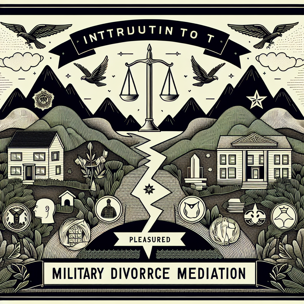 Image related to Introduction to Military Divorce Mediation